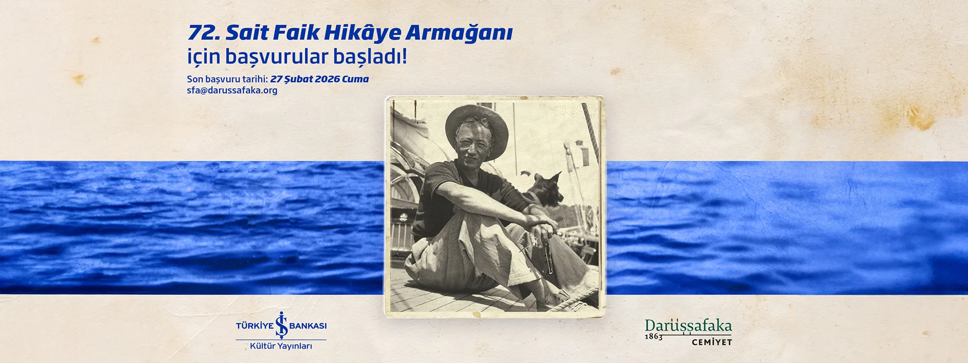 72. Sait Faik Hikaye Armağanı için başvurular başladı!